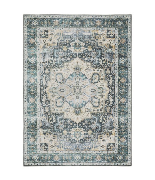 Oriental Weavers Area Rug Charleston CHA01 Blue 5' X  7'