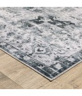 Oriental Weavers Area Rug Charleston CHA03 Charcoal 5' X  7'