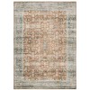 Oriental Weavers Charleston Cha04 Rust/ Blue Area Rug 5 ft. X 7 ft. Rectangle