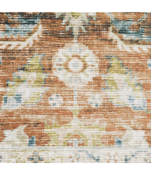 Oriental Weavers Area Rug Charleston CHA04 Rust 3' 6" X  5' 6"