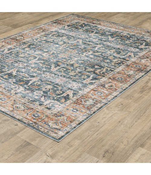 Oriental Weavers Area Rug Charleston CHA06 Blue 5' X  7'