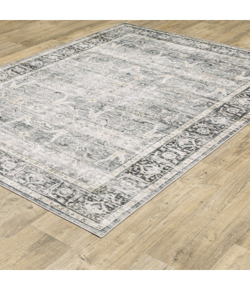 Oriental Weavers Area Rug Charleston CHA07 Charcoal 5' X  7'