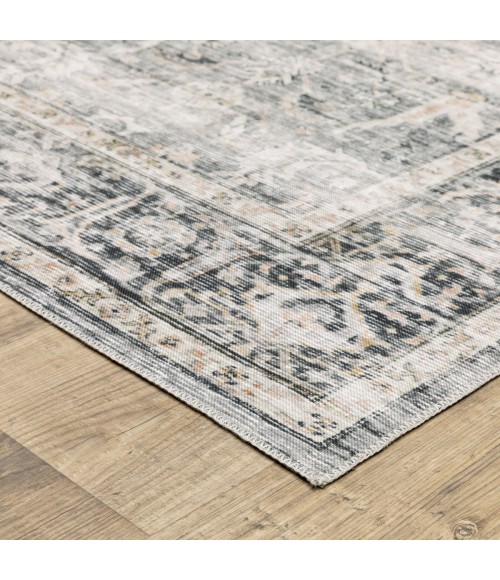 Oriental Weavers Area Rug Charleston CHA07 Charcoal 5' X  7'