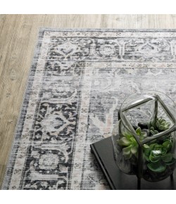 Oriental Weavers Charleston Cha07 Charcoal/ Grey Area Rug 5 ft. X 7 ft. Rectangle