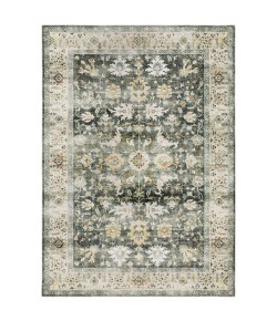 Oriental Weavers Charleston Cha09 Charcoal/ Gold Area Rug 5 ft. X 7 ft. Rectangle