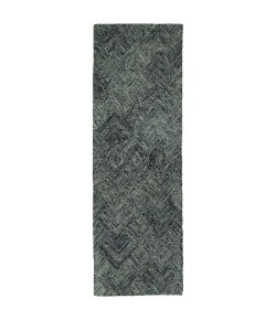 Oriental Weavers Colorscape 42110 Charcoal/ Blue Area Rug 2 ft. 6 in. X 8 ft. 0 in. Runner
