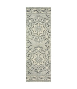 Oriental Weavers Craft 93001 Ash/ Ivory Area Rug 2 ft. 6 in. X 8 ft. 0 in. Runner