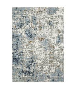 Oriental Weavers Easton 011E3 Blue/ Ivory Area Rug 3 ft. 3 in. X 5 ft. Rectangle
