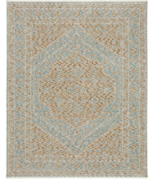 Oriental Weavers ECHO ech03 Beige/Blue Rug 9'10X12'10