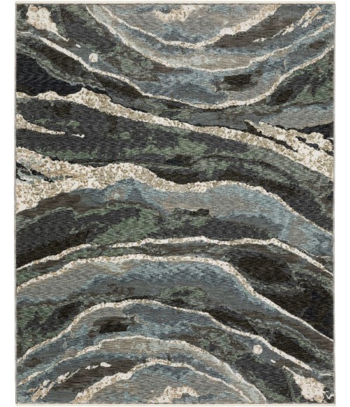 Oriental Weavers ECHO ech12 Blue/Green Rug 7'10X10'10