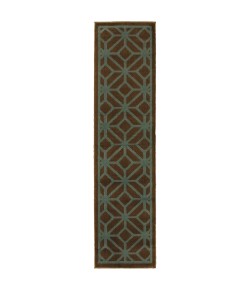 Oriental Weavers Easton 011E3 Blue/ Ivory Area Rug 3 ft. 3 in. X 5 ft. Rectangle