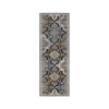 Oriental Weavers Ellington Ell07 Blue/ Rust 2 Ft. 3 In. X 7 Ft. 6 In. Runner Rug