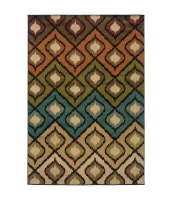 Oriental Weavers Emerson 3309A Beige/ Gold Area Rug 6 ft. 7 in. X 9 ft. 6 in. Rectangle