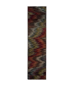 Oriental Weavers Emerson 4776A Multi/ Black Area Rug 6 ft. 7 in. X 9 ft. 6 in. Rectangle