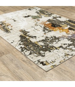 Oriental Weavers Evolution 7770J Beige/ Charcoal Area Rug 1 ft. 10 in. X 3 ft. 2 in. Rectangle