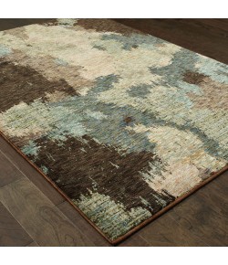 Oriental Weavers Evolution 8011B Blue/ Brown Area Rug 10 ft. 0 in. X 13 ft. 2 in. Rectangle