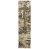 Oriental Weavers Evolution 8025B Grey/ Gold Area Rug 2 ft. 6 in. X 12 ft. 0 in. Runner