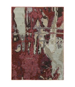 Oriental Weavers Evolution 8028B Red/ Beige Area Rug 3 ft. 3 in. X 5 ft. 2 in. Rectangle