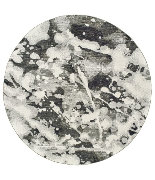 Oriental Weavers Area Rug Evolution 8035B Charcoal 5' 3" X  7' 3"