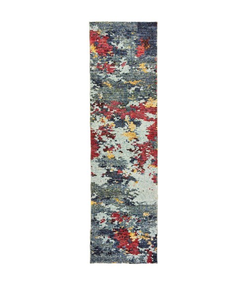 Oriental Weavers Area Rug Evolution 8036C Blue 10' 0" X 13' 2"