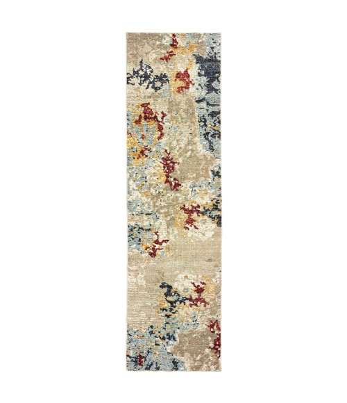 Evolution Area Rug Oriental Weavers Area Rug Evolution 8043K Beige 3' 3" X 5' 2"