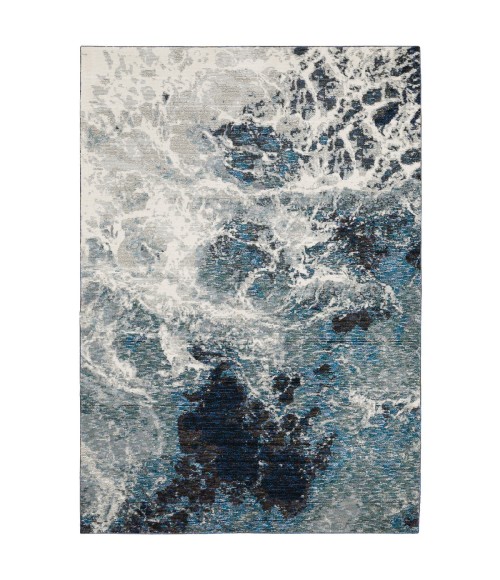 Evolution Area Rug Oriental Weavers Area Rug Evolution 0962A Blue 3' 3" X 5' 2"