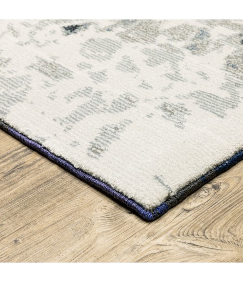 Evolution Area Rug Oriental Weavers Area Rug Evolution 0962A Blue 3' 3" X 5' 2"
