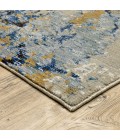 Evolution Area Rug Oriental Weavers Area Rug Evolution 0980A Blue 6' 7" X 9' 6"