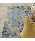 Evolution Area Rug Oriental Weavers Area Rug Evolution 0980A Blue 6' 7" X 9' 6"