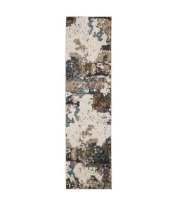 Oriental Weavers Evolution 0981A Ivory/ Multi Area Rug 2 ft. 6 in. X 12 ft. 0 in. Runner