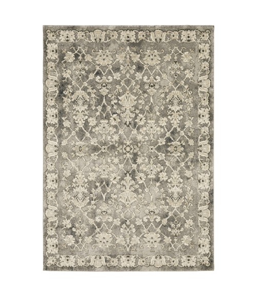 Florence Area Rug Oriental Weavers Area Rug Florence 1002E Grey 6' 7" X 9' 6"