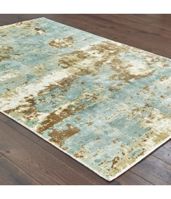 Oriental Weavers Formations 70001 Blue/ Brown Area Rug 9 ft. X 12 ft. Rectangle
