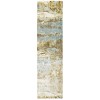 Oriental Weavers Formations 70001 Blue/ Brown Area Rug 2 ft. 6 in. X 10 ft. Runner