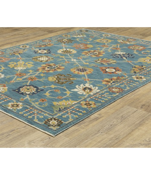 Oriental Weavers FRANCESCA FR01E Blue 9'10X12'10