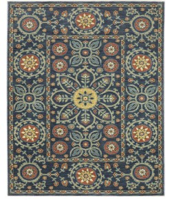 Oriental Weavers Francesca Fr11B Blue/ Rust 3 Ft. 3 In. X 5 Ft. Rectangle Rug