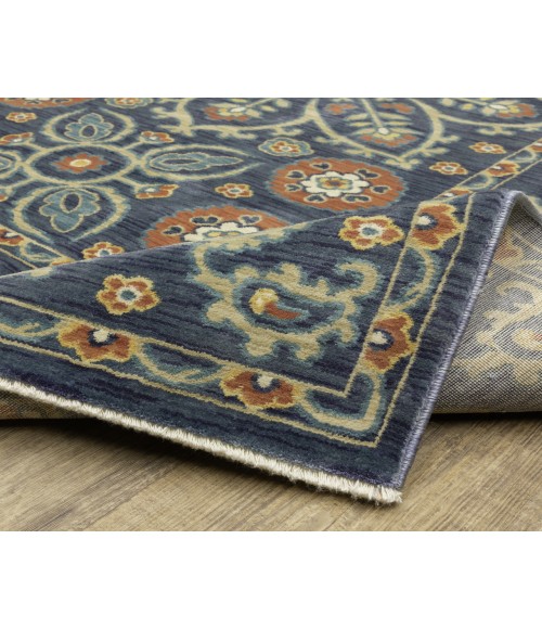 Oriental Weavers Francesca Rug Oriental Weavers FRANCESCA fr11b Blue/Rust Rug 3'3X5'