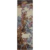 Oriental Weavers Galaxy 21905 Blue/ Brown Area Rug 2 ft. 6 in. X 8 ft. 0 in. Runner