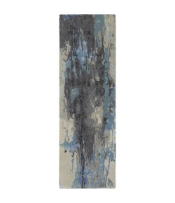 Oriental Weavers Galaxy 21906 Blue/ Grey Area Rug 2 ft. 6 in. X 8 ft. 0 in. Runner