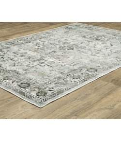 Oriental Weavers Gemini 20Z Grey/ Blue 3 Ft.10 In. X 5 Ft. 5 In. Rectangle Rug