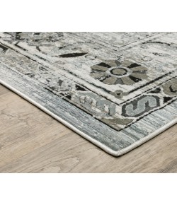 Oriental Weavers Gemini 20Z Grey/ Blue 3 Ft.10 In. X 5 Ft. 5 In. Rectangle Rug