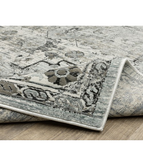 Oriental Weavers Gemini Rug Oriental Weavers GEMINI 20z Grey/Blue Rug 3'10X5' 5