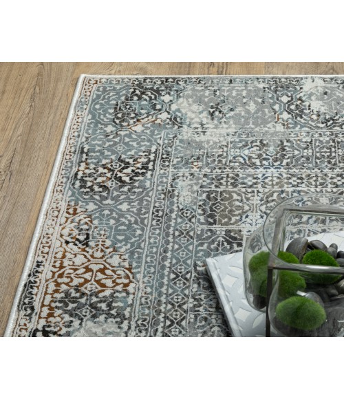 Oriental Weavers Gemini Rug Oriental Weavers GEMINI 4153f Grey/Multi Rug 3'10X5'5