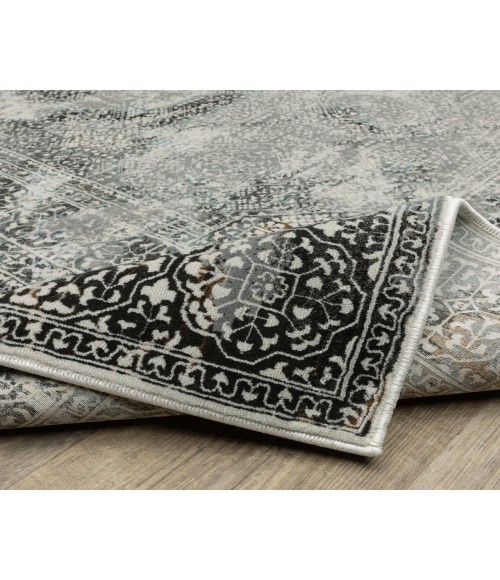 Oriental Weavers Gemini Rug Oriental Weavers GEMINI 4153f Grey/Multi Rug 3'10X5'5