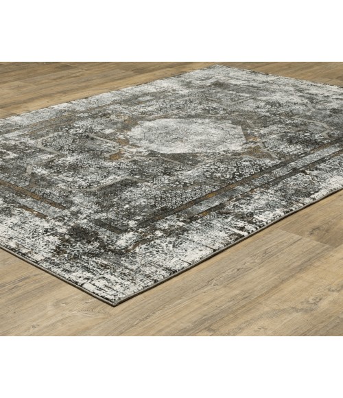 Oriental Weavers Gemini Rug Oriental Weavers GEMINI 090O2 Charcoal 3'10X5' 5