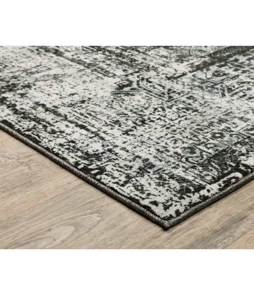Oriental Weavers Gemini Rug Oriental Weavers GEMINI 090O2 Charcoal 3'10X5' 5