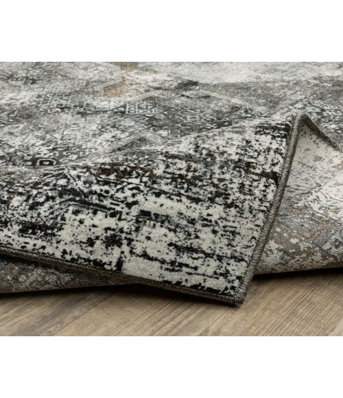 Oriental Weavers Gemini Rug Oriental Weavers GEMINI 090O2 Charcoal 3'10X5' 5