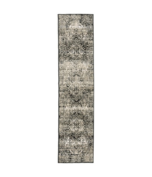 Georgia Area Rug Oriental Weavers Area Rug Georgia 429G0 Grey 1'10" X 7' 6" Runner
