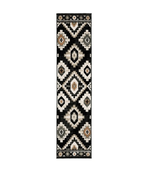 Georgia Area Rug Oriental Weavers Area Rug Georgia 605F0 Charcoal 5' 3" X 7' 3"