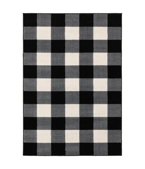 Georgia Area Rug Oriental Weavers Area Rug Georgia 678D0 Black 3'10" X 5' 5"
