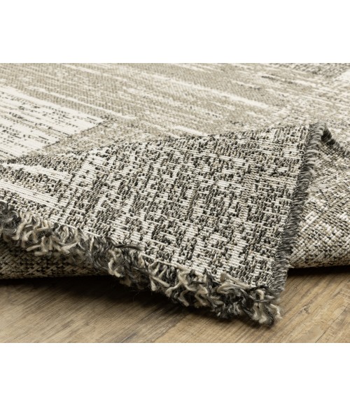 Oriental Weavers GILLIAN 81v Beige/Black Rug 3' 3X5'